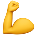 flexed-biceps emoji